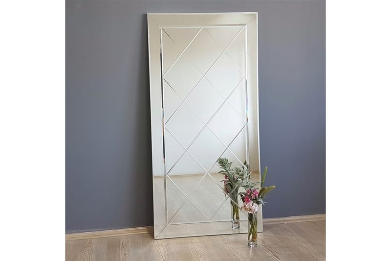 Jeremee Dekorationsspegel 130 cm - Silver - Inredning & dekor - Speglar - Väggspegel