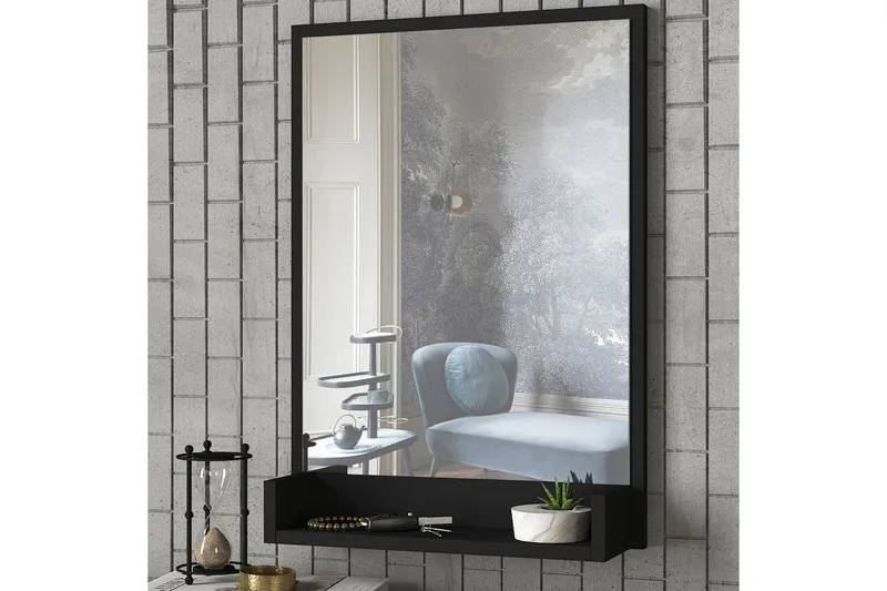 Kallina Spegel 75 cm, Beige