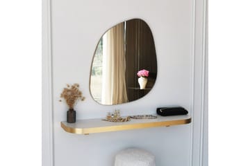 Karamea Spegel 58 cm Asymmetrisk - Guld - Inredning & dekor - Speglar - Väggspegel