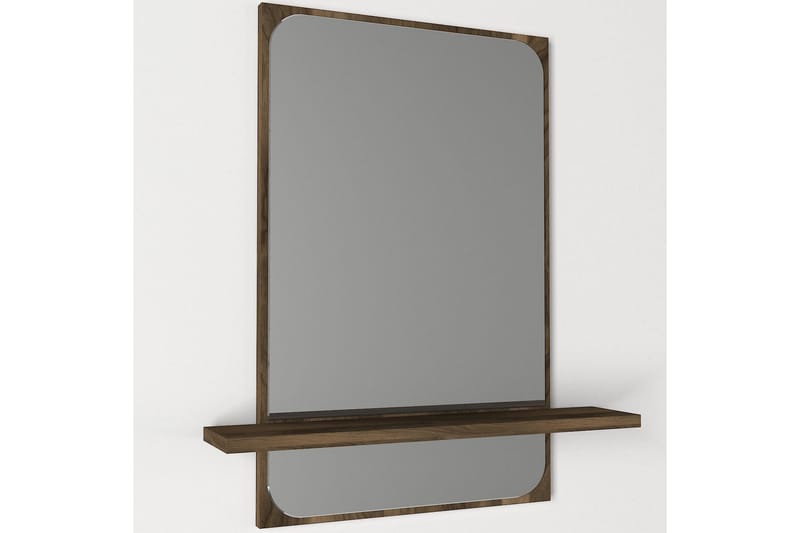 KYRKEBERG Spegel 45 cm Brun - Väggspegel