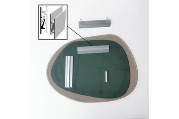Lepinas Asymmetrisk Väggspegel 55x75 cm - Härdat Glas - Inredning & dekor - Speglar - Väggspegel