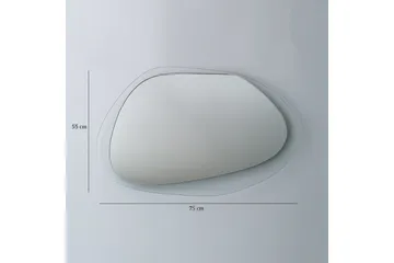 Lepinas Asymmetrisk Väggspegel 55x75 cm - Härdat Glas - Inredning & dekor - Speglar - Väggspegel