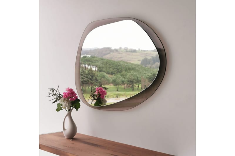 Lepinas Väggspegel 75x55 cm - Brons/Härdat Glas - Inredning & dekor - Speglar - Väggspegel