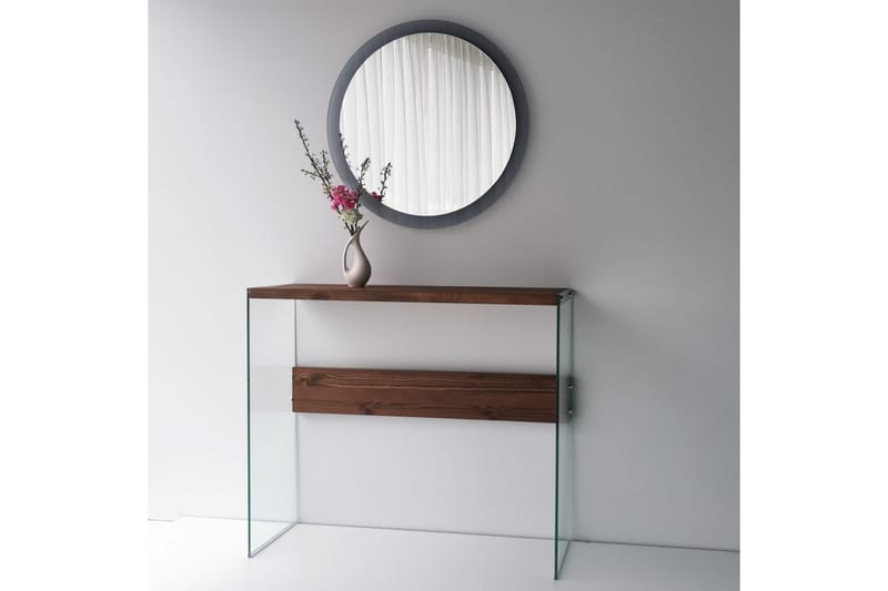 Lepinas Väggspegel Rund 65 cm - Grå/Härdat Glas - Inredning & dekor - Speglar - Väggspegel