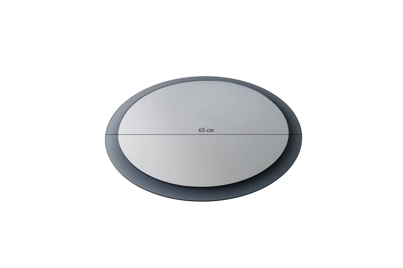 Lepinas Väggspegel Rund 65 cm - Grå/Härdat Glas - Inredning & dekor - Speglar - Väggspegel