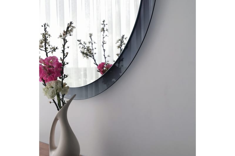 Lepinas Väggspegel Rund 65 cm - Grå/Härdat Glas - Inredning & dekor - Speglar - Väggspegel