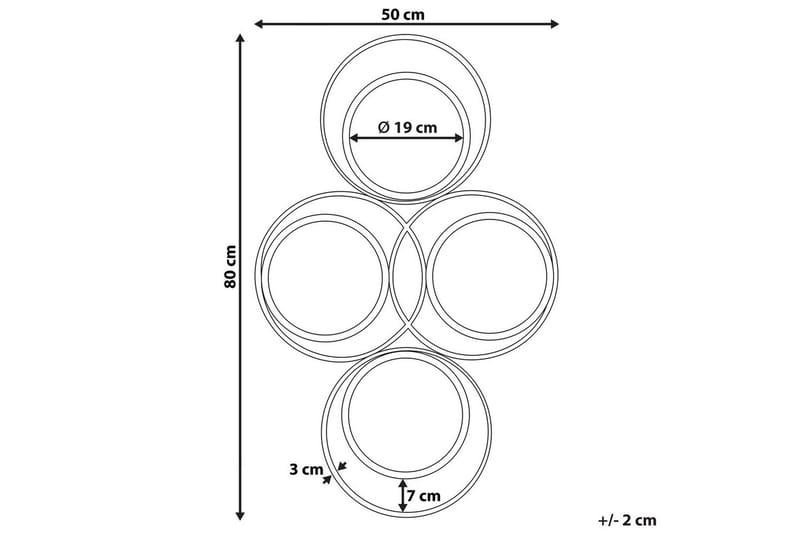 Väggspegel Lescar - Inredning & dekor - Speglar - Väggspegel
