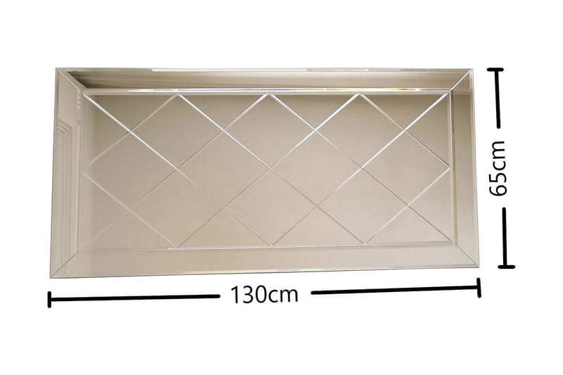 LIMIT Dekorationsspegel 65 cm Silver - Inredning & dekor - Speglar - Väggspegel