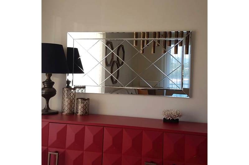 LIMIT Dekorationsspegel 65 cm Silver - Inredning & dekor - Speglar - Väggspegel