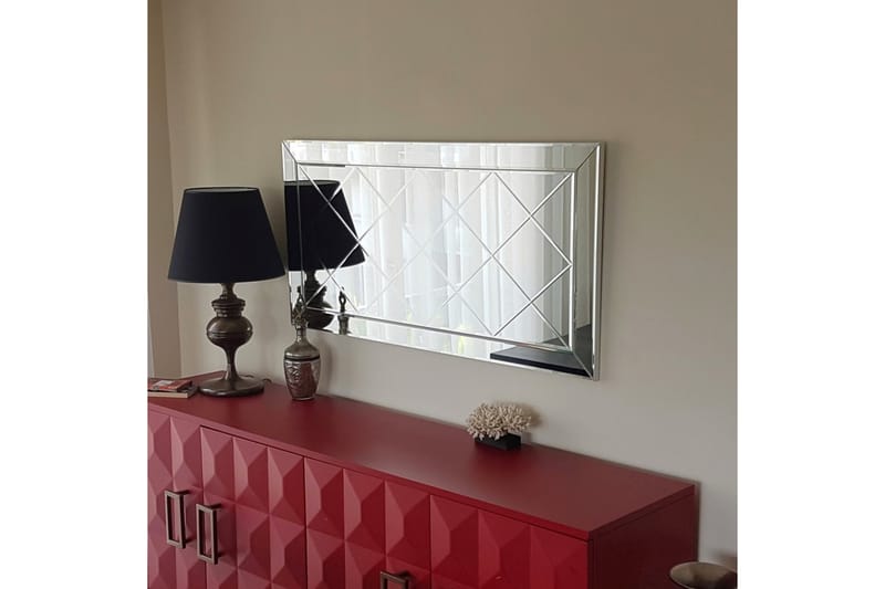 LIMIT Dekorationsspegel 65 cm Silver - Inredning & dekor - Speglar - Väggspegel