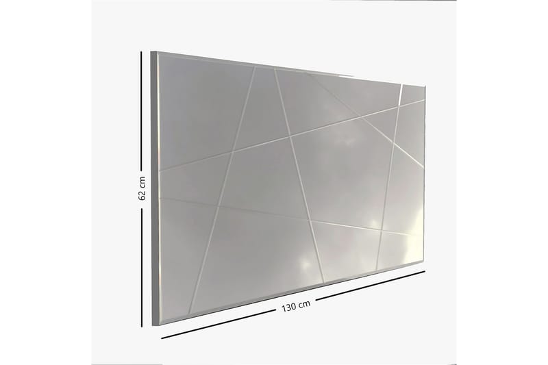 LINNMON Spegel Liggande Silver - Inredning & dekor - Speglar - Väggspegel