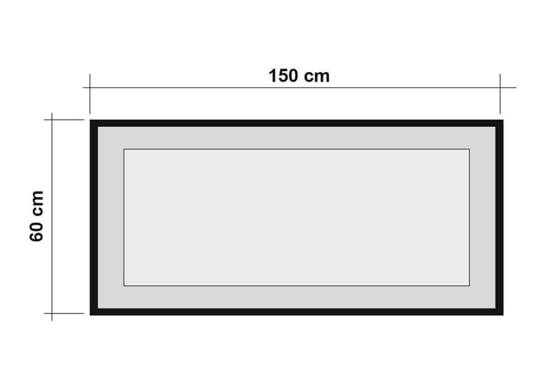LOMISON Spegel 60 cm Trä/natur/Svart - Inredning & dekor - Speglar - Väggspegel