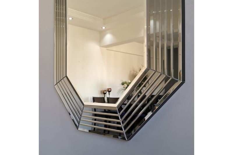 LOSADO Dekorationsspegel 100 cm Silver - Inredning & dekor - Speglar - Väggspegel