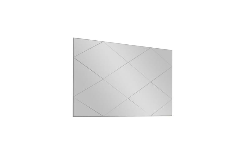 Lossa Spegel 50 cm Rektangulär Vit - Väggspegel