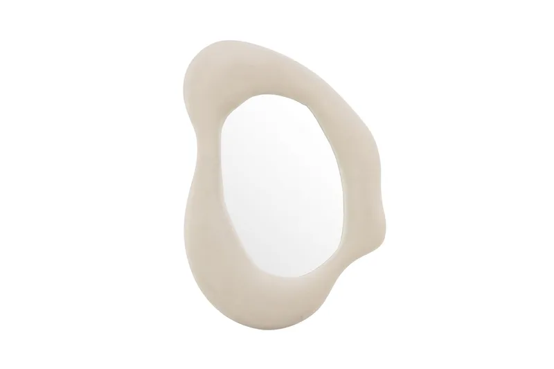 Louisville Vägghängd Spegel 49x70 cm, Beige