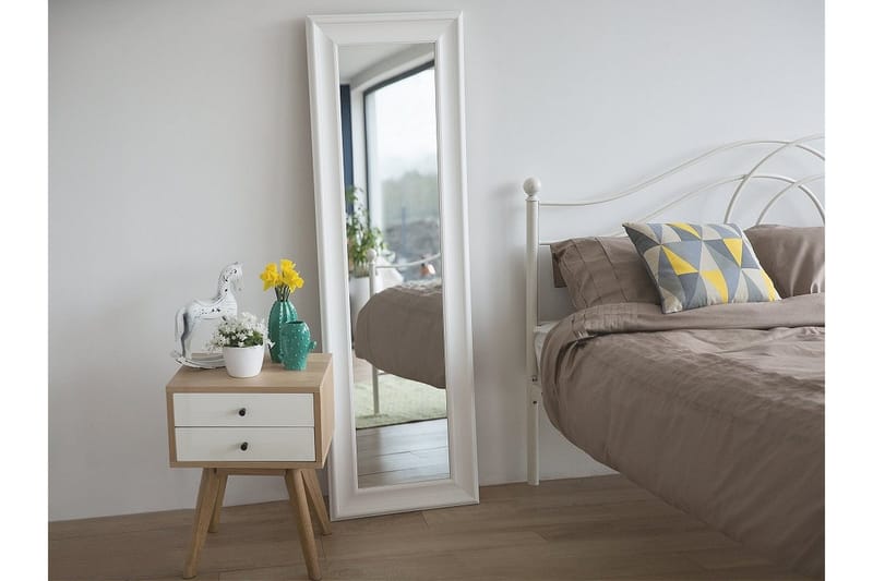 Lunel Spegel 51 cm, Vit