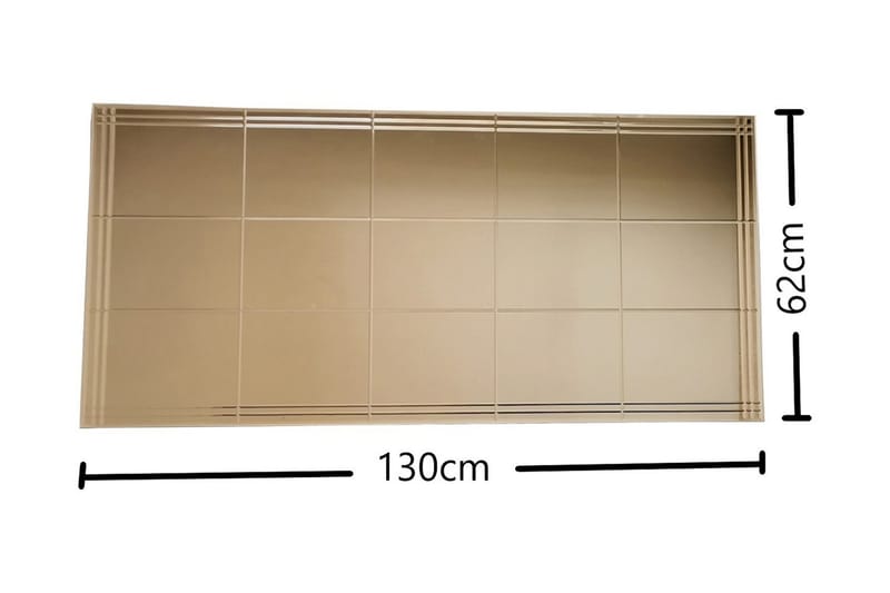 LYKAN Dekorationsspegel 62 cm Silver - Inredning & dekor - Speglar - Väggspegel