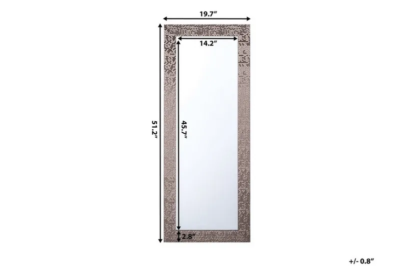 Marans Spegel 50 cm - Brun - Inredning & dekor - Speglar - Väggspegel