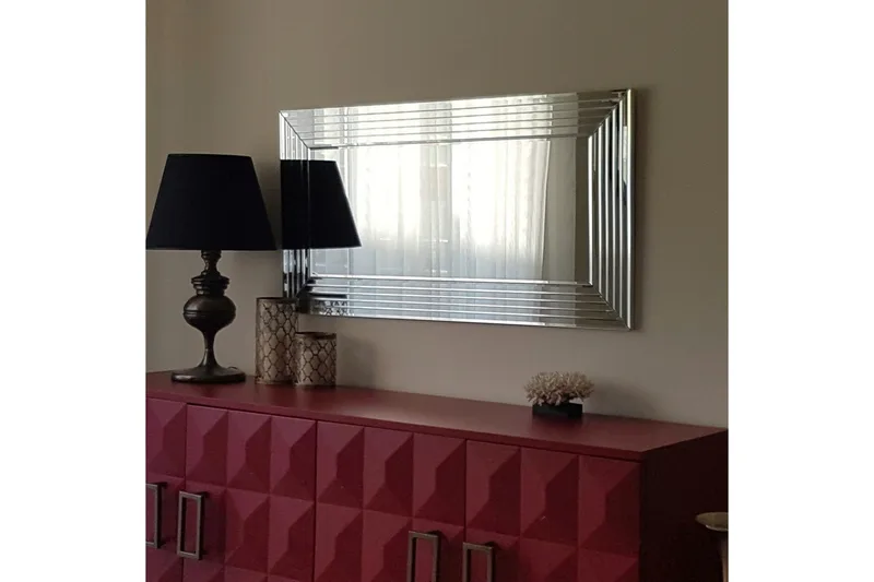 Marca Dekorationsspegel 65 cm - Silver - Inredning & dekor - Speglar - Väggspegel