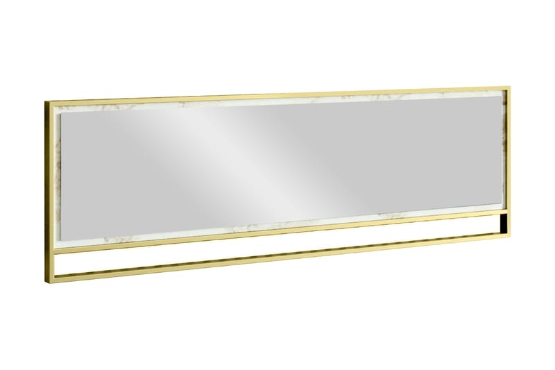 MARKIN Spegel 122 cm Guld/Vit - Väggspegel