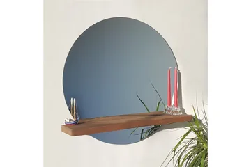 Marmol Dekorationsspegel 70 cm - Valnöt - Inredning & dekor - Speglar - Väggspegel