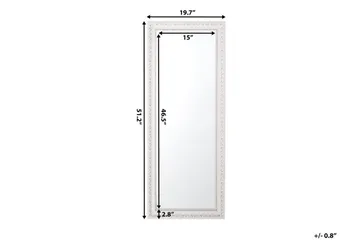 Mauleon Spegel 50 cm - Vit - Inredning & dekor - Speglar - Väggspegel