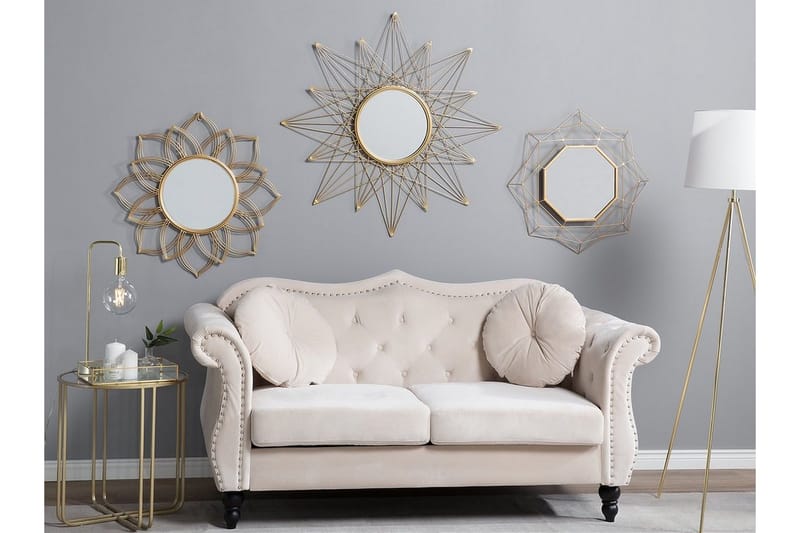 Milly Spegel 67 cm, Guld