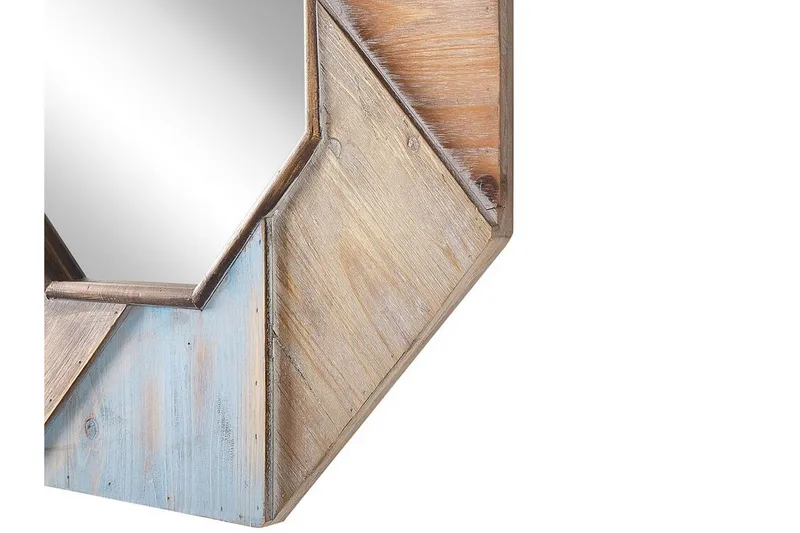 Mirio Spegel 77x77 cm - Mörkt Trä - Inredning & dekor - Speglar - Väggspegel