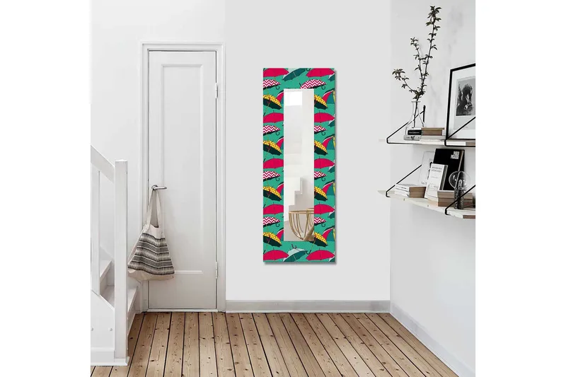 Mokhcha Dekorspegel 40x120 cm Christmas, Canvas/Flerfärgad