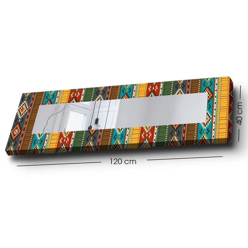 Mokhcha Dekorspegel 40x120 cm Christmas - Canvas/Flerfärgad - Inredning & dekor - Speglar - Väggspegel