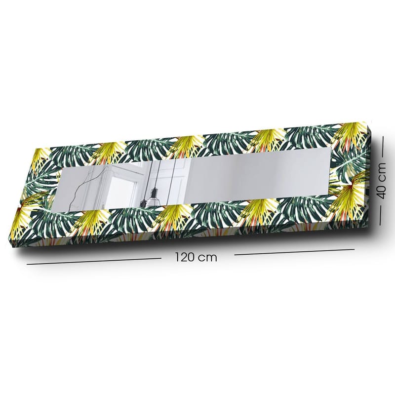 Mokhcha Dekorspegel 40x120 cm Christmas - Canvas/Flerfärgad - Inredning & dekor - Speglar - Väggspegel