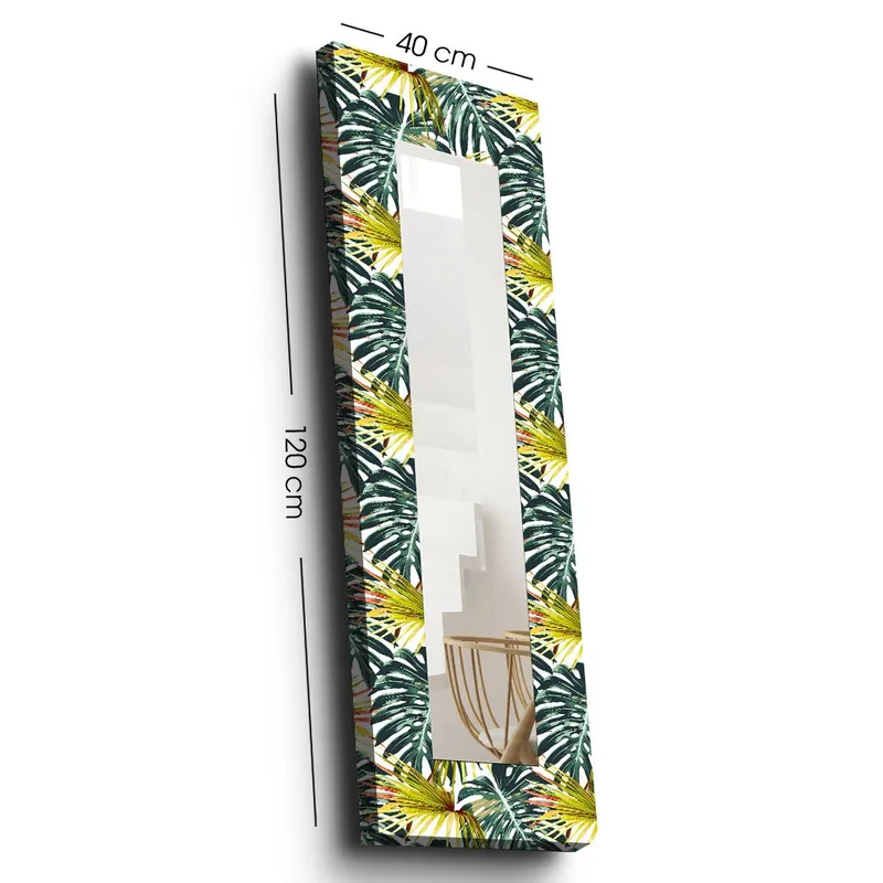 Mokhcha Dekorspegel 40x120 cm Christmas - Canvas/Flerfärgad - Inredning & dekor - Speglar - Väggspegel