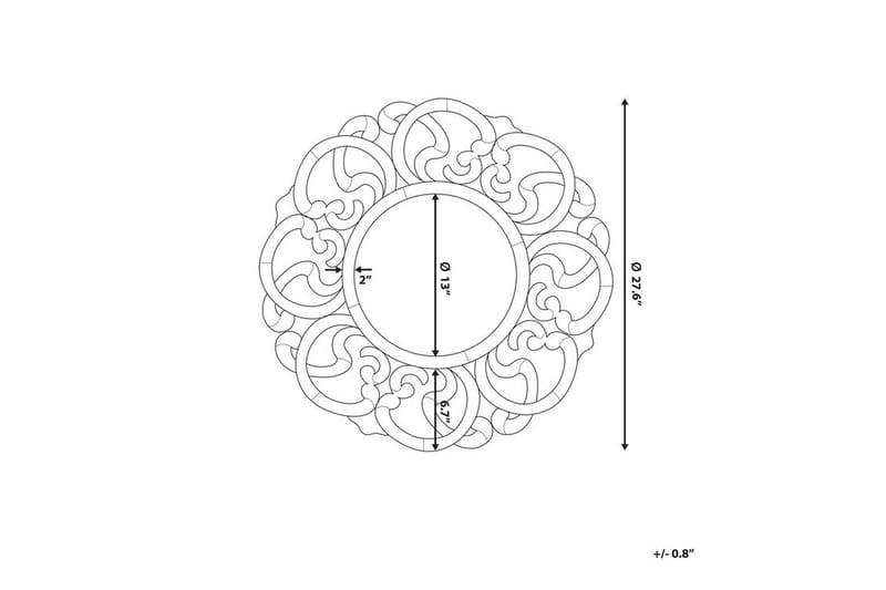 MORNAI| Spegel 70 cm - Inredning & dekor - Speglar - Väggspegel