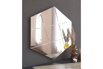 Nady Spegel 70 cm Rektangulär - Vit - Inredning & dekor - Speglar - Väggspegel