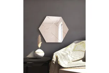Nady Spegel 70 cm Rektangulär - Vit - Inredning & dekor - Speglar - Väggspegel