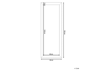 Norelia Spegel 50x130 cm - Guld - Inredning & dekor - Speglar - Väggspegel