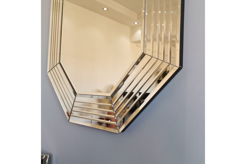 NOVAMAE Dekorationsspegel 60 cm Brons - Inredning & dekor - Speglar - Väggspegel