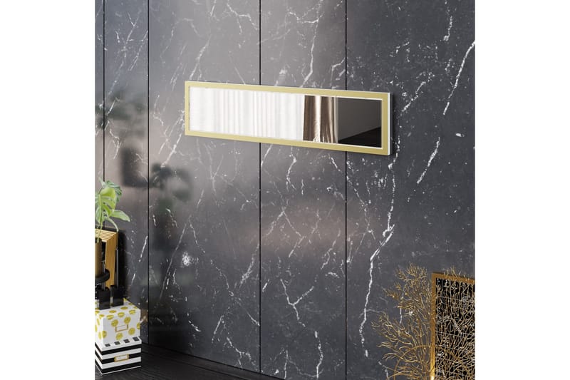 Ocotla Väggspegel 90x22 cm - Vit - Inredning & dekor - Speglar - Väggspegel