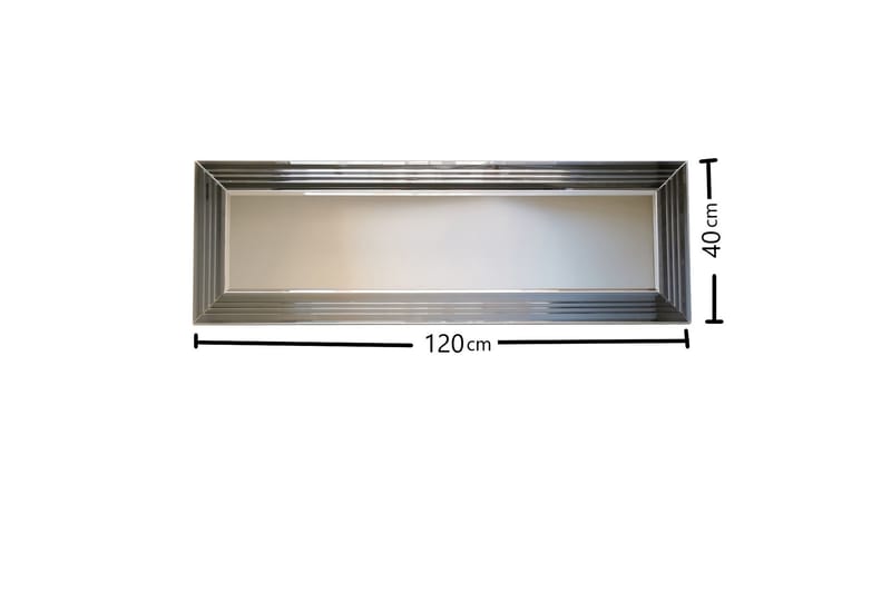 OLIVAREZ Dekorationsspegel 120 cm Silver - Inredning & dekor - Speglar - Väggspegel