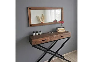 Oluwatise Dekorationsspegel 110 cm - Valnöt - Inredning & dekor - Speglar - Väggspegel