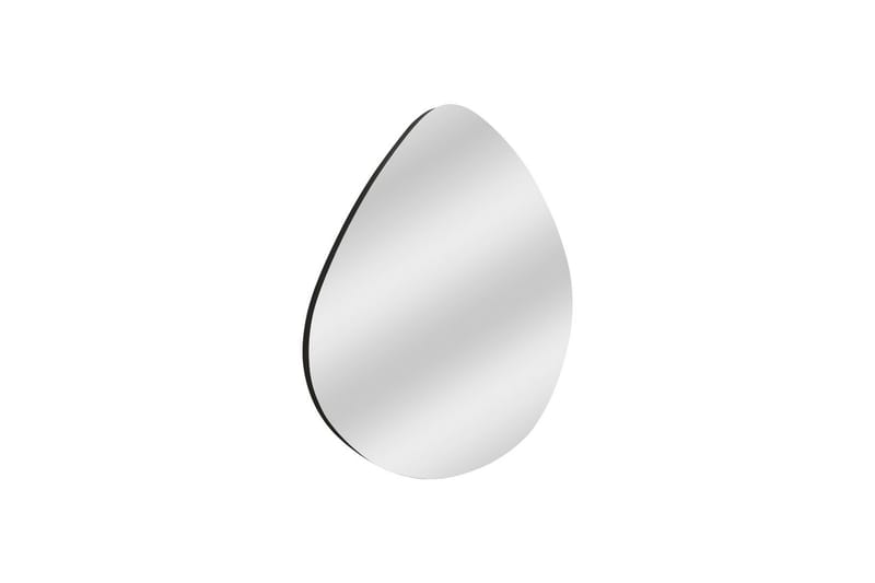 Omilo Spegel 60 cm Asymmetrisk Svart - Väggspegel