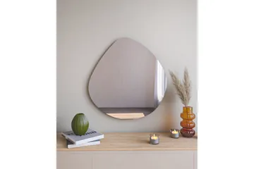 Omilo Spegel 60 cm Asymmetrisk - Svart - Inredning & dekor - Speglar - Väggspegel