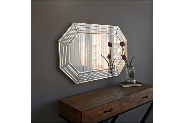 ONYAE Dekorationsspegel 60 cm Silver - Väggspegel