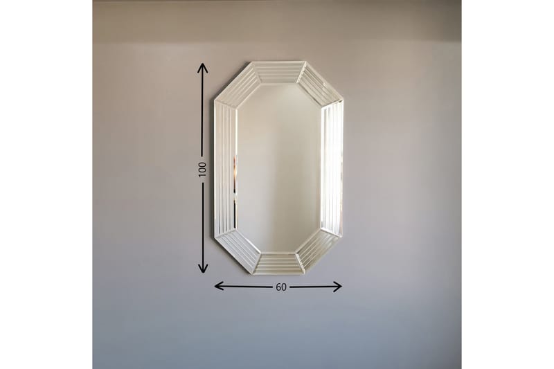 ONYAE Dekorationsspegel 60 cm Silver - Väggspegel