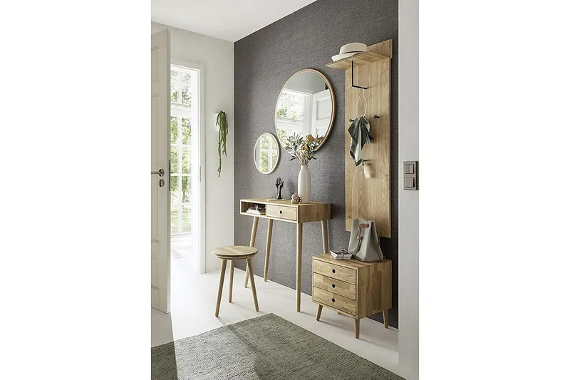 Pakro Spegel Rund 40 cm - Natur - Inredning & dekor - Speglar - Väggspegel