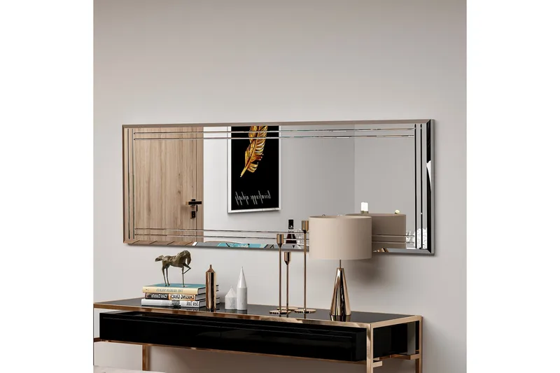 Pauli Spegel 40 cm Rektangulär - Vit - Inredning & dekor - Speglar - Väggspegel