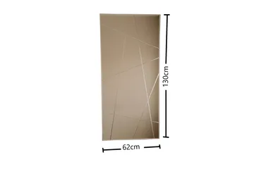 Petalcu Dekorationsspegel 130 cm - Silver - Inredning & dekor - Speglar - Väggspegel