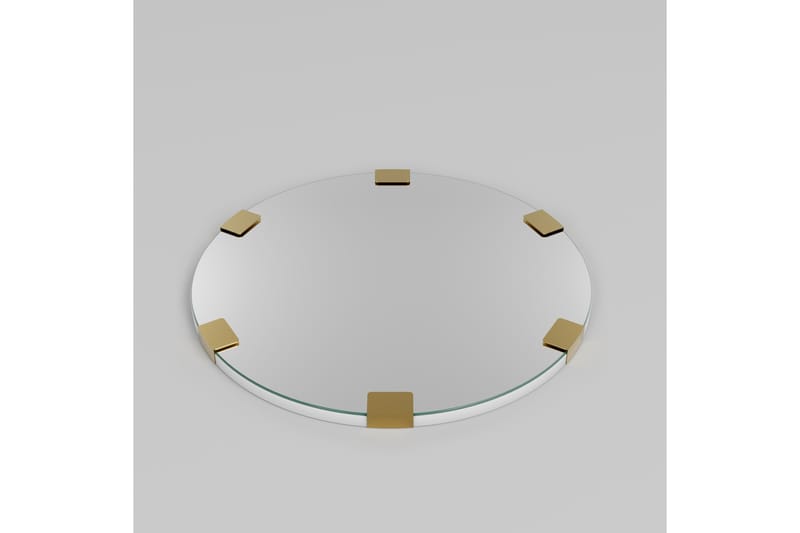Porp Spegel 60 cm Rund Guld - Väggspegel