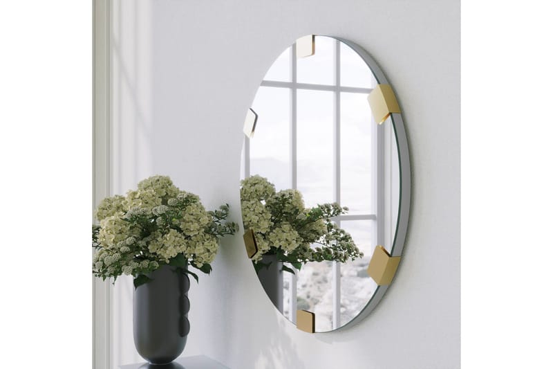 Porp Spegel 60 cm Rund - Guld - Inredning & dekor - Speglar - Väggspegel