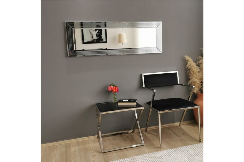 Prajit Dekorationsspegel 120 cm - Silver - Inredning & dekor - Speglar - Väggspegel